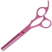 Nożyczki fryzjerskie - GEPARD Degażówki nożyczki praworęczne groomerskie 7,0 offset fryzjerskie do strzyżenia włosów do salonu linia Superior - miniaturka - grafika 1