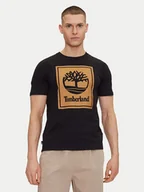 Koszulki męskie - Timberland T-Shirt TB0A5WQQ Czarny Regular Fit - miniaturka - grafika 1