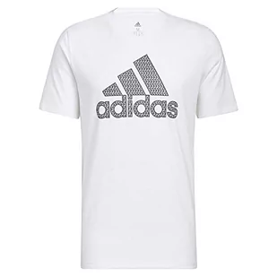 adidas T-shirt męski, biały, L - Koszulki męskie - miniaturka - grafika 1