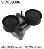 Rolki i napinacze - Rolka napinacza, pasek klinowy wielorowkowy SKF VKM 38306 - miniaturka - grafika 1