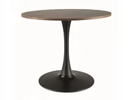 Stoły - Stół okrągły Amadeo II orzech 90 cm do kuchni salonu - miniaturka - grafika 1