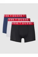 Majtki damskie - Obcisłe bokserki z elastycznym pasem w zestawie 3 szt. model BRIAN HERO - Guess - miniaturka - grafika 1