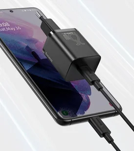 Baseus Super Si szybka ładowarka sieciowa Quick Charge 3.0 Power Delivery 25W 3A + Kabel USB Typ C - USB Typ C 3A 1m czarny (TZCCSUP-L01) - Kable USB - miniaturka - grafika 15