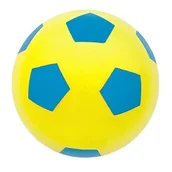 Piłki dla dzieci - PIŁKA PIANKOWA SOFT ENERO 20CM ŻÓŁTO NIEBIESKA - miniaturka - grafika 1