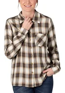 Bluzki damskie - Timezone Bluzka damska Boyfriend Fit Blouse, Kremowy, wielokolorowy, XL - miniaturka - grafika 1