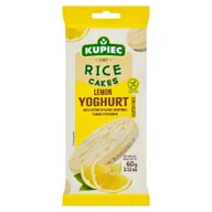 Pieczywo chrupkie - Kupiec Wafle ryżowe w polewie jogurtowej o smaku cytrynowym 60 g (4 sztuki) - miniaturka - grafika 1