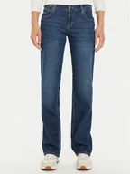 Spodnie damskie - Lee Jeansy Zoe 112355524 Niebieski Straight Fit - miniaturka - grafika 1