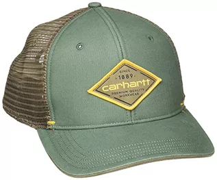 Czapki damskie - Carhartt 104335.MKG.S000 srebrna czapka, piżmo zielone - grafika 1