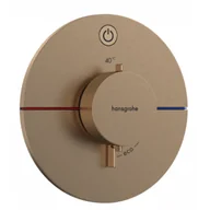 Baterie podtynkowe - HANSGROHE 15553140 ShowerSelect Comfort S Bateria termostatyczna, podtynkowa do 1 odbiornika Brąz Szczotkowany - miniaturka - grafika 1