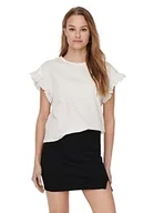 Koszulki i topy damskie - ONLY Onliris S/S Emb Top JRS Noos Top damski - miniaturka - grafika 1