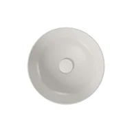 Umywalki - kielle Idolio - Umywalka nablatowa o średnicy 40 cm w  szary 30624402 - miniaturka - grafika 1