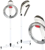 Sauny do włosów - Infrazon fryzjerski klimazon Saturn silver do przyspieszania wzmacniania zabiegów pielęgnacyjnych włosów oraz do odbudowy koloryzacji ondulacji do salonu - miniaturka - grafika 1