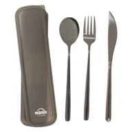 Zestawy sztućców - Czarne sztućce ze stali nierdzewnej 3 szt. Mimo – Premier Housewares - miniaturka - grafika 1