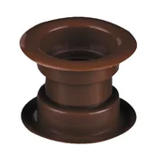 Kratki wentylacyjne - Osłona wentylacyjna Ø55 orzech - miniaturka - grafika 1