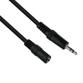 Przedłużacze i rozgałęźniki - Przedłużacz JACK gniazdo-wtyk 3,5 mm, 3 m - miniaturka - grafika 1