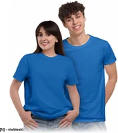 Koszulki męskie - TR810 - T-shirt krótki rękaw okrągły dekolt ykorzystywany w reklamie pod nadruki dzianina: 100% bawełna gramatura 180-190 g/m2 - niebieski 2XL - miniaturka - grafika 1