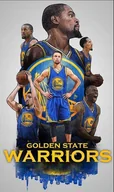 Podkładki pod mysz - PODKŁADKA POD MYSZ Z Nadruk 22x18cm Golden State Warriors NBA Tekst Prezent - miniaturka - grafika 1