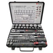 Narzędzia glazurnicze - Wurth Zebra zestaw kluczy nasadowych 1/2 cala i 1/4 cala 59-częściowy - miniaturka - grafika 1