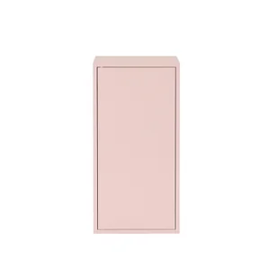 Boxie 1-drzwiowa szafka ścienna 80x40x37 cm różowa - Szafki do salonu - miniaturka - grafika 1