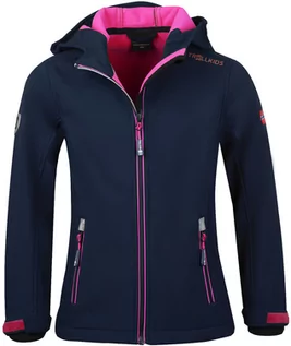 Kurtki i płaszcze dla dziewczynek - Trollkids Trollfjord Kurtka Dziewczynki, navy/magenta 164 2021 Kurtki Softshell 175-114-164 - grafika 1