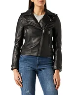 Kurtki damskie - Superdry Damska kurtka Ls Essentials Biker, czarny (Black 02a), XS - miniaturka - grafika 1
