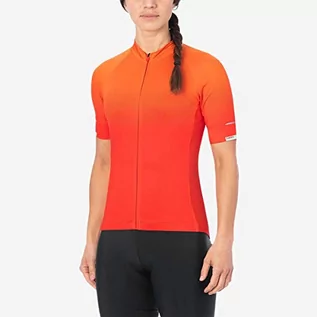 Spodenki rowerowe - Giro Damska odzież rowerowa W Chrono Expert Jersey Odzież rowerowa, Bright red Transition, XS - grafika 1
