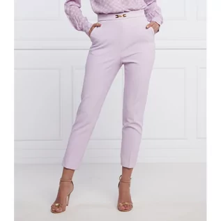 Spodnie męskie - Elisabetta Franchi Spodnie cygaretki | Slim Fit - grafika 1