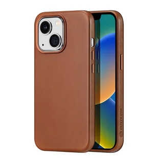 Dux Ducis Naples etui iPhone 14 magnetyczny skórzany pokrowiec MagSafe brązowe - Etui i futerały do telefonów - miniaturka - grafika 1
