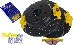 Przednie klocki YellowStuff + NACINANE tarcze hamulcowe 300mm EBC seria USR Ford Kuga FWD 2013-2019 - Tarcze hamulcowe - miniaturka - grafika 11