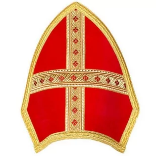 GAM Czapka biskupa Mitra - 1 szt. EKCZB-01 - Dodatki do strojów karnawałowych - miniaturka - grafika 1