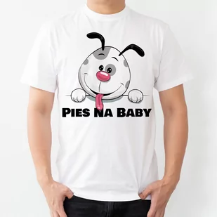 Pies na baby - koszulka męska - Koszulki męskie - miniaturka - grafika 1