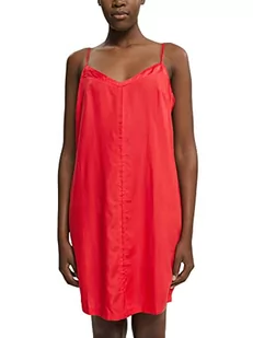 ESPRIT Bodywear damska koszula nocna, matowa, błyszcząca, tkana, czerwona, 36, czerwony, 36 - Piżamy damskie - miniaturka - grafika 1