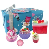 Zestawy kosmetyków damskich - BOMB COSMETICS SET What’s Cracking kule do kąpieli 4szt. + mydło 1szt. - miniaturka - grafika 1