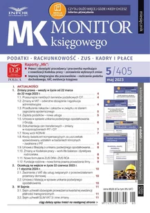 Monitor Księgowego - Czasopisma - miniaturka - grafika 1