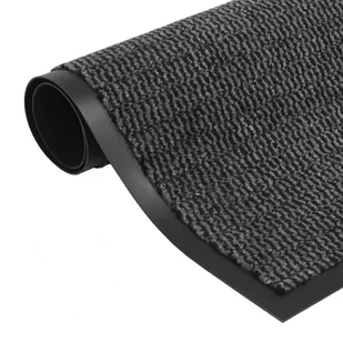 vidaXL Wycieraczki, 2 szt., prostokątne, 80x120 cm, antracytowe - Wycieraczki - miniaturka - grafika 1
