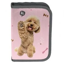Piórnik  jednokomorowy z wyposażeniem Paso Poodle - Piórniki - miniaturka - grafika 1