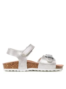 Geox Sandały J Adriel Girl J028MC000BJC1007 M Biały - Buty dla dziewczynek - miniaturka - grafika 1