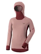 Bluzy sportowe damskie - DYNAFIT Bluza funkcyjna "Alpine" w kolorze różowym - miniaturka - grafika 1