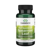 Zioła - Full Spectrum Spearmint leaf - Mięta zielona 400 mg 60 kaps. (Swanson) - miniaturka - grafika 1