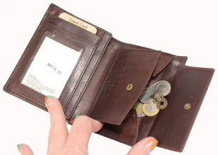 Portfel Męski Skórzany EL FORREST Skóra Bydlęca Duży Pionowy Bez Zapięcia Jedno Skrzydełko RFID 861 R 22 13,5 x 10 x 2,5 cm - Portfele - miniaturka - grafika 10