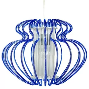 Candellux IMPERIA Lampa sufitowa wisząca duża Niebieski 1x60W E27 31-36561 - Lampy sufitowe - miniaturka - grafika 1