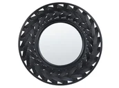 Lustra - Okrągłe Lustro Ścienne Ø 60 Cm Czarne Tierga - miniaturka - grafika 1