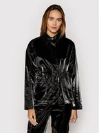 Kurtki damskie - Remain Trencz Ruth RM409 Czarny Regular Fit - miniaturka - grafika 1