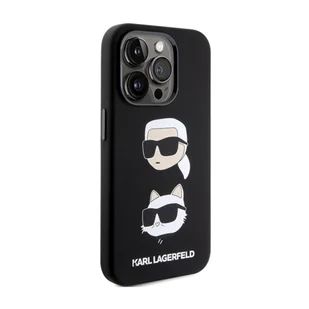 Karl Lagerfeld KLHCP15LSDHKCNK iPhone 15 Pro 6.1" czarny/black Silicone Karl&Choupette Head - Etui i futerały do telefonów - miniaturka - grafika 22