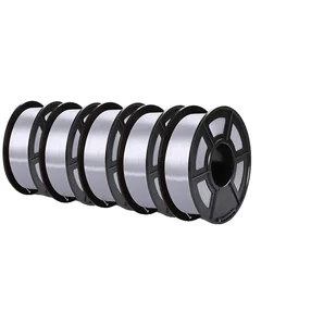 filament do drukarek 3D, materiał SILK PLA, wysoka wytrzymałość, srebrny - Filamenty i akcesoria do drukarek 3D - miniaturka - grafika 1