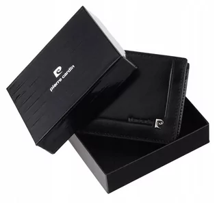 Portfele - Skórzany portfel z systemem antykradzieżowym — Pierre Cardin - grafika 1