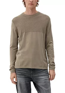 Q/S by s.Oliver Bluza męska, brązowa, XL, brązowy, XL - Bluzy męskie - miniaturka - grafika 1