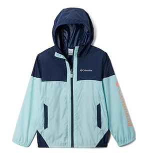 Columbia Młodzieżowa wiatrówka Unisex Flash Challenger, spray, Collegiate Navy, XL - Kurtki i płaszcze dla chłopców - miniaturka - grafika 1