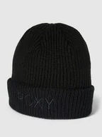 Czapki damskie - Czapka beanie z wyhaftowanym logo model ‘FREJA’ - miniaturka - grafika 1