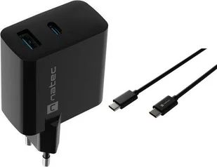 Ładowarka Natec Ładowarka Natec Ribera 1x USB-A 1x USB-C 3.25 A NUC-2145 + Kabel USB-C 2m - Zasilacze do laptopów - miniaturka - grafika 1